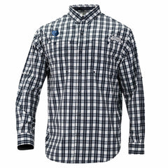 Columbia Memphis Grizzlies Super Tamiami Omni-Shade Long Sleeve Button-Down Shirt Navy