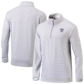 Columbia Oklahoma City Thunder Omni-Wick Even Lie Quarter-Zip Top Gray/White