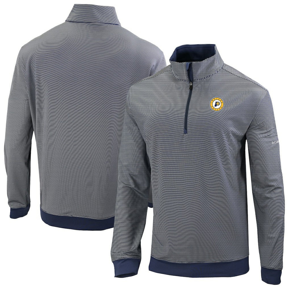 Columbia Indiana Pacers Omni-Wick Even Lie Quarter-Zip Top Navy
