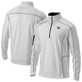 Columbia Philadelphia 76ers Omni-Wick Shotgun Quarter-Zip Jacket White