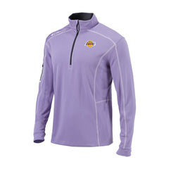 Columbia Los Angeles Lakers Omni-Wick Shotgun Quarter-Zip Jacket Purple