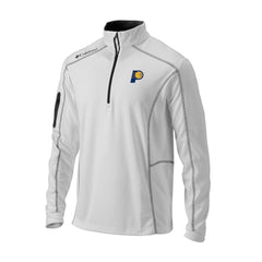 Columbia Indiana Pacers Omni-Wick Shotgun Quarter-Zip Jacket White