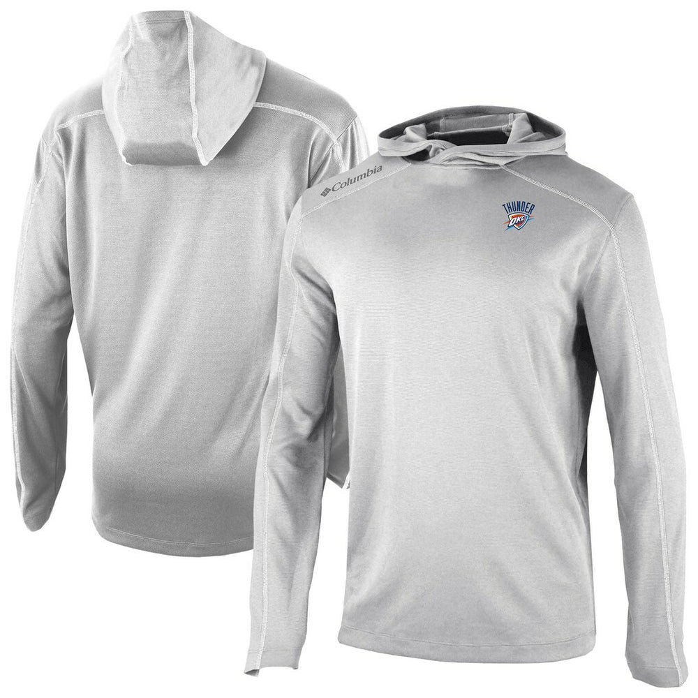 Columbia Oklahoma City Thunder Omni-Wick Shotgun Pullover Hoodie Gray