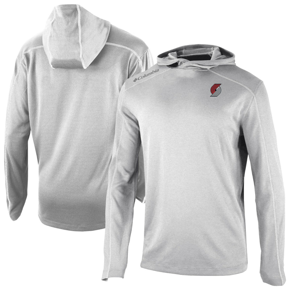 Columbia Portland Trail Blazers Omni-Wick Shotgun Pullover Hoodie Gray