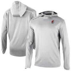 Columbia Portland Trail Blazers Omni-Wick Shotgun Pullover Hoodie Gray