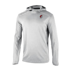 Columbia Portland Trail Blazers Omni-Wick Shotgun Pullover Hoodie Gray