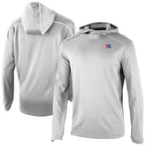 Columbia Philadelphia 76ers Omni-Wick Shotgun Pullover Hoodie Gray
