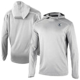 Columbia LA Clippers Omni-Wick Shotgun Pullover Hoodie Gray