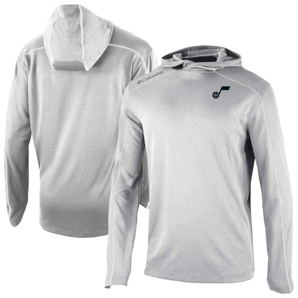 Columbia Utah Jazz Omni-Wick Shotgun Pullover Hoodie Gray