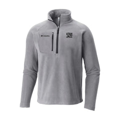 Columbia Utah Jazz Fast Trek III Half-Zip Fleece Pullover Gray