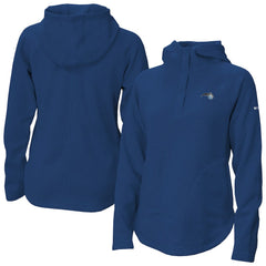 Columbia Orlando Magic Women's Sweater Weather Quarter-Snap Hoodie Blue