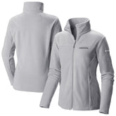 Columbia Minnesota Timberwolves Women's Give & Go II Fleece Full-Zip Jacket Gray