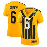 Patrick Queen Pittsburgh Steelers Women's Alternate 1933 Throwback Game Jersey - Gold - Nike
