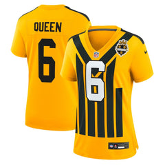 Patrick Queen Pittsburgh Steelers Women's Alternate 1933 Throwback Game Jersey - Gold - Nike