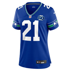Devon Witherspoon Seattle Seahawks Women's Alternate 50th Season Game Jersey - Royal - Nike