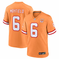Baker Mayfield Tampa Bay Buccaneers 50th Season Game Jersey - Creamsicle - Nike