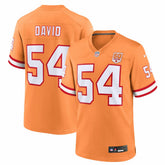 Lavonte David Tampa Bay Buccaneers 50th Season Game Jersey - Creamsicle - Nike