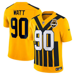 T.J. Watt Pittsburgh Steelers Alternate Vapor F.U.S.E. Limited Jersey - Gold - Nike