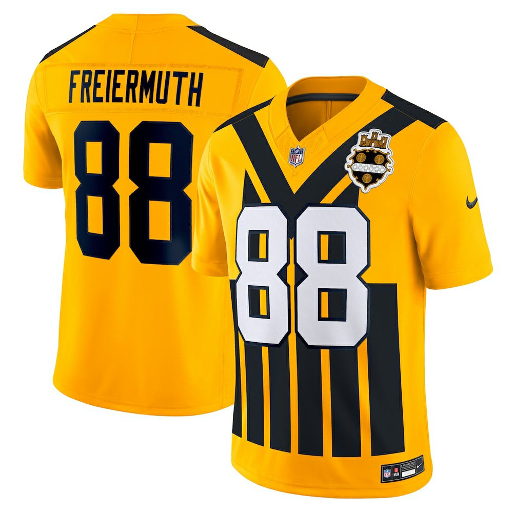 Pat Freiermuth Pittsburgh Steelers Alternate Vapor F.U.S.E. Limited Jersey - Gold - Nike