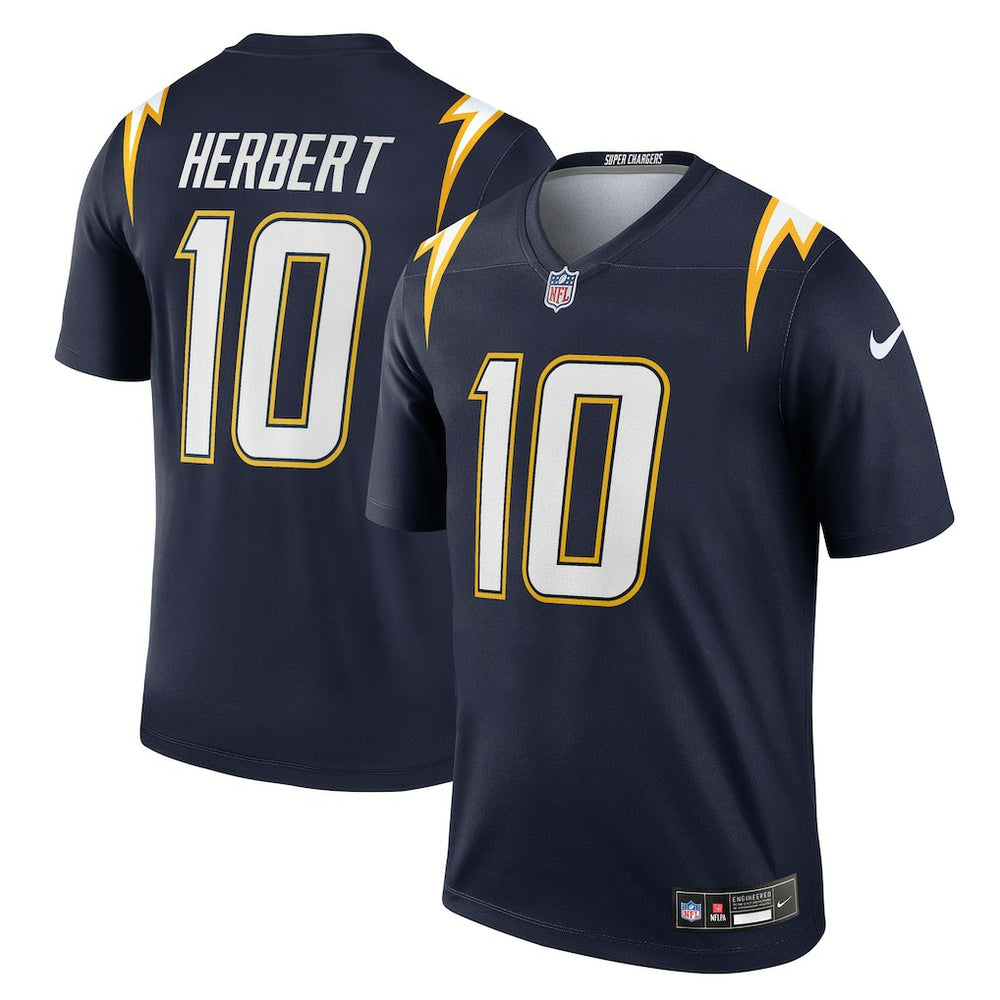 Justin Herbert Los Angeles Chargers Alternate Super Chargers Legend Player Performance Top - Navy - Nike
