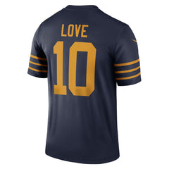Jordan Love Green Bay Packers The 1923 Classic Legend Player Dri-FIT Top - Navy - Nike