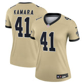 Alvin Kamara New Orleans Saints Women's Gameday Golds Alternate Legend Player Performance Top - Gold - Nike
