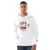 Denver Broncos Starter Vintage Pullover Hoodie - White - NFL