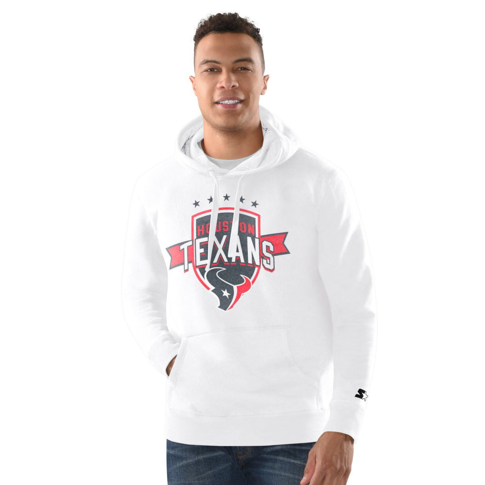 Houston Texans Starter Vintage Pullover Hoodie - White - NFL