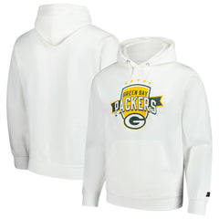 Green Bay Packers Starter Vintage Pullover Hoodie - White - NFL