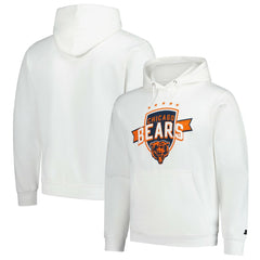 Chicago Bears Starter Vintage Pullover Hoodie - White - NFL