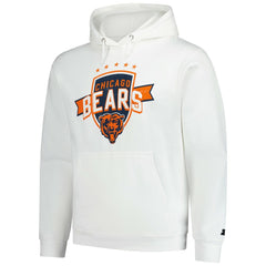 Chicago Bears Starter Vintage Pullover Hoodie - White - NFL