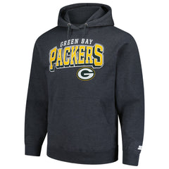 Green Bay Packers Starter Vintage Pullover Hoodie - Charcoal - NFL