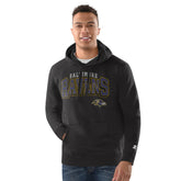 Baltimore Ravens Starter Vintage Pullover Hoodie - Black - NFL