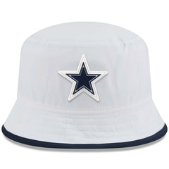 Dallas Cowboys New Era 2025 NFL Training Camp Stretch Bucket Hat - White - NFL