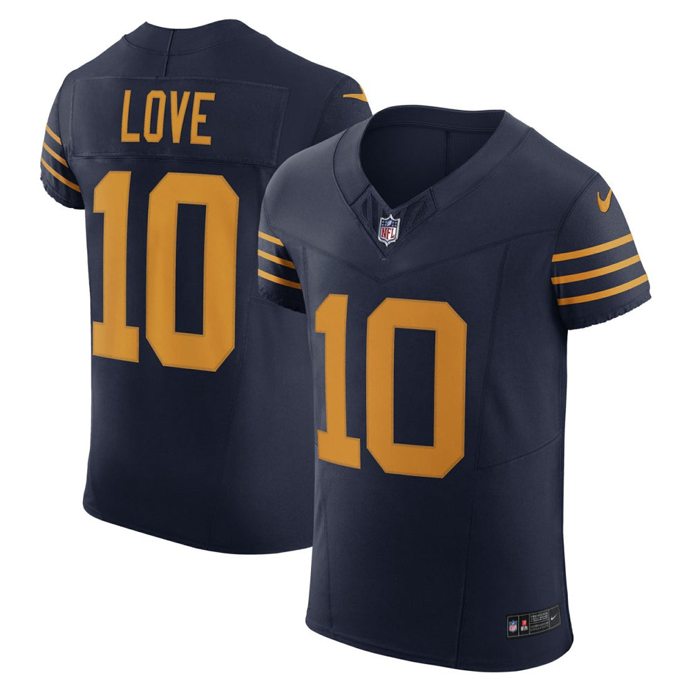 Jordan Love Green Bay Packers The 1923 Classic Vapor F.U.S.E. Elite Jersey - Navy - Nike