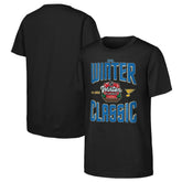 St. Louis Blues Youth 2025 NHL Winter Classic Game Day T-Shirt - Black | NHL Lifestyle