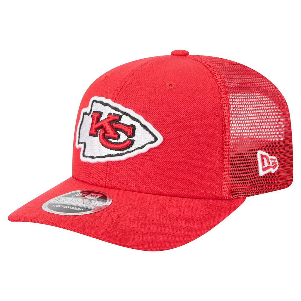 Kansas City Chiefs New Era Team Collection 9SEVENTY Stretch-Snap Adjustable Hat - Red - NFL