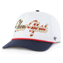 New York Giants '47 Patriotic Overhand Hitch Adjustable Hat - White - 47 brand