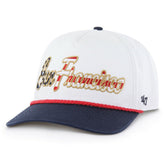 San Francisco 49ers '47 Patriotic Overhand Hitch Adjustable Hat - White - 47 brand