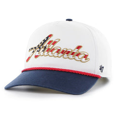 Atlanta Falcons '47 Patriotic Overhand Hitch Adjustable Hat - White - 47 brand