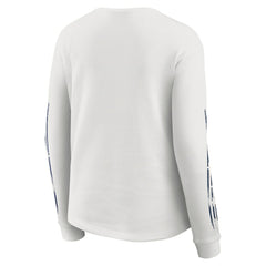 Dallas Cowboys WEAR by Erin Andrews Women's Graphic Waffle Long-Sleeve T-Shirt - White - NFL