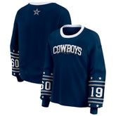 Dallas Cowboys WEAR by Erin Andrews Women's Sport Long-Sleeve T-Shirt - Navy - NFL