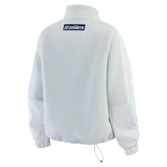 Dallas Cowboys WEAR by Erin Andrews Women's Polar Fleece Half-Zip Jacket - White - NFL