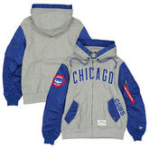 Chicago Cubs New Era x Alpha Industries Full-Zip Hoodie Jacket Discount