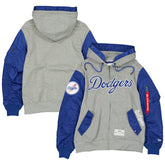 Los Angeles Dodgers New Era x Alpha Industries Full-Zip Hoodie Jacket Sale