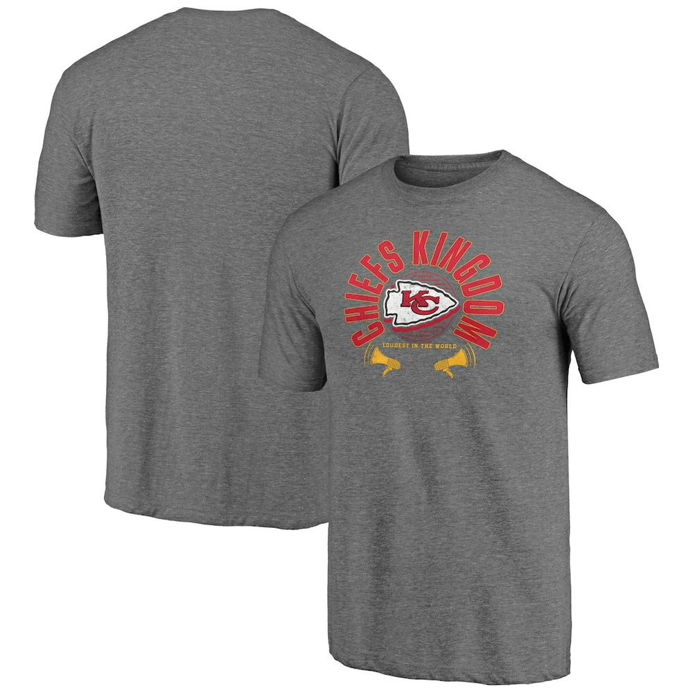 Kansas City Chiefs Hot Route Tri-Blend T-Shirt - Heather Gray - NFL