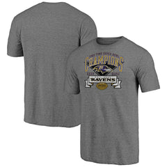 Baltimore Ravens Hot Route Tri-Blend T-Shirt - Heather Gray - NFL