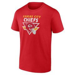 Kansas City Chiefs Retro Helmet T-Shirt - Red - NFL
