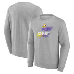 Minnesota Vikings As One Skol Pullover Sweatshirt - Gray - NFL