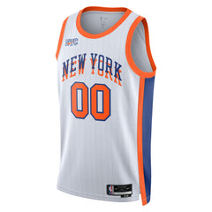 Nike New York Knicks Unisex 2024/25 Custom Swingman Jersey City Edition White